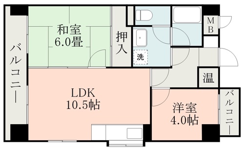 コアマンション慶徳 + ８０５ 号室