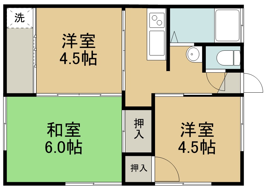 山口アパート + ２０１ 号室
