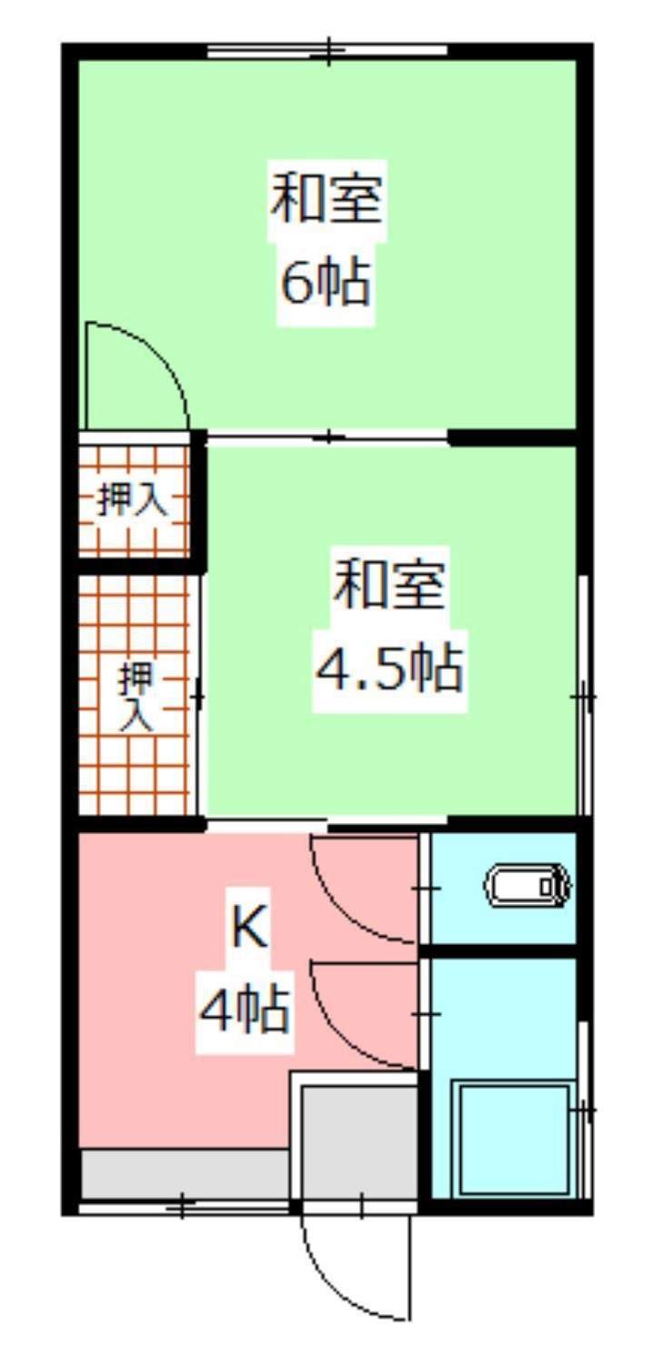 江河アパート １０５号室