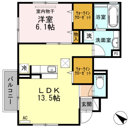 クレール武岡 + １０１ 号室