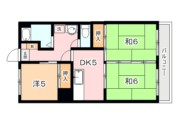 中洲福永ビル ３０２号室