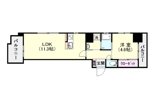 Ｓ－ＦＯＲＴ鹿児島中央 + １４０５ 号室