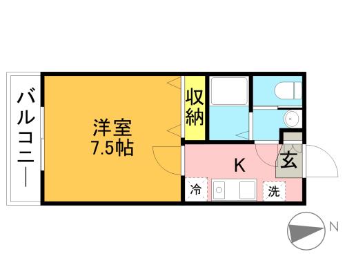 リード桜坂 ４０５号室