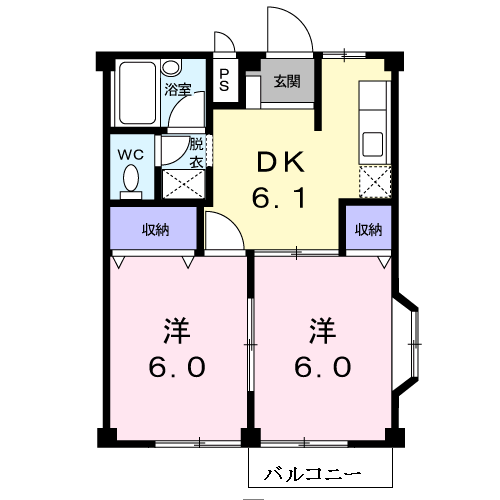 メゾンナカシマ + ２０１ 号室
