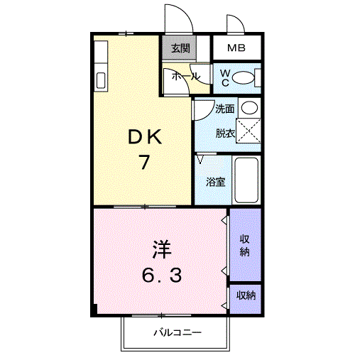 サニー紫原Ⅰ + １０２ 号室