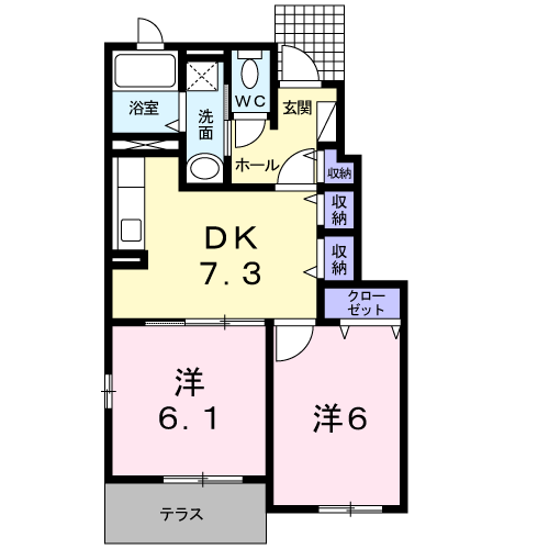 メゾン・プレジール　Ⅱ + １０３ 号室