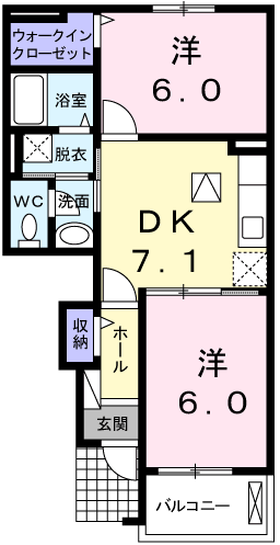 サザンコンフォートⅡ + １０２ 号室