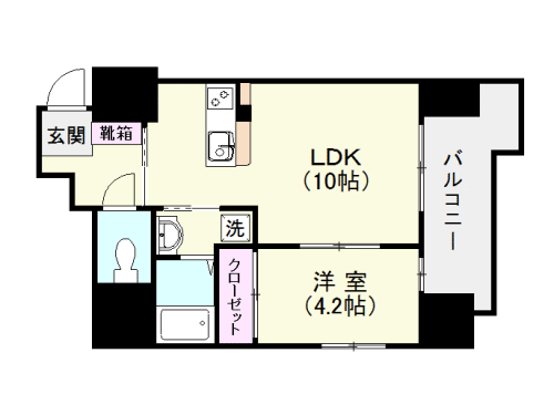 Ｓ－ＦＯＲＴ鹿児島駅前ベイサイド + １２０５ 号室