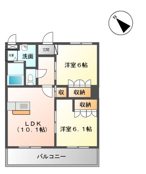 Ｇｅｎｔｌｙ麻生田 ３０３号室