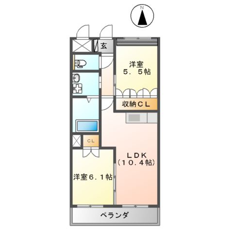 シャンピア桜木東 + ２０２ 号室