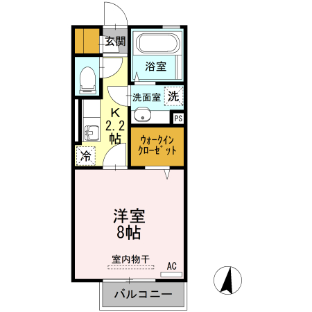 スペリオーレ・Ｄ３０７熊本駅 + ２０３ 号室