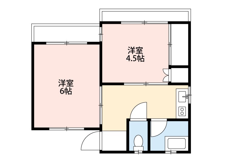 中島マンション + ２０５ 号室