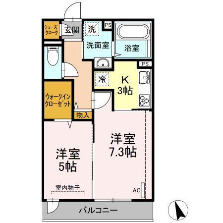 Ｄーｒｏｏｍ桜雲 + ２０２ 号室