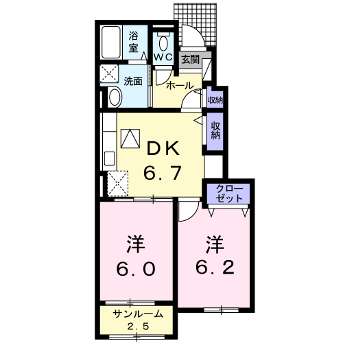 メルベーユ　弐番館 １０３号室