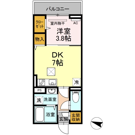 Ｄーｒｏｏｍフェニックス糸島Ⅱ + １０１ 号室