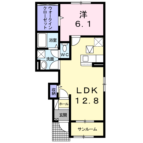 ハクナ・マタタＢ １０４号室
