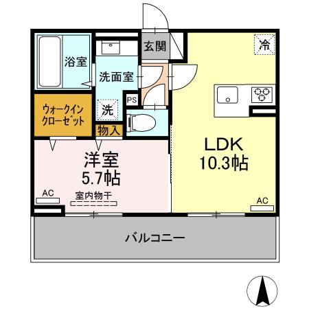 グランツェーレ　熊本 ３０５号室