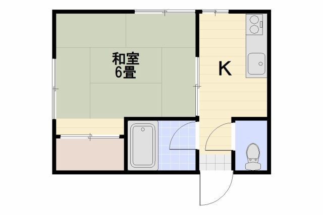 福留アパートＢ ２０３号室