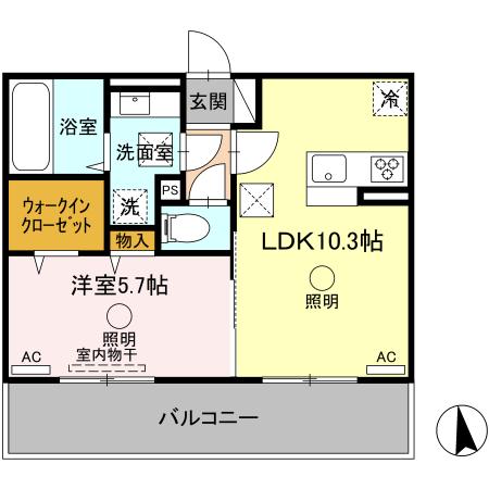 サニーフラット松江 + １０５ 号室