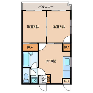 シャトレ松尾Ⅱ + ３０２号室 号室