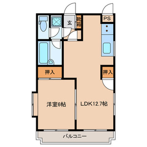 シャトレ松尾Ⅱ + ４０１号室 号室