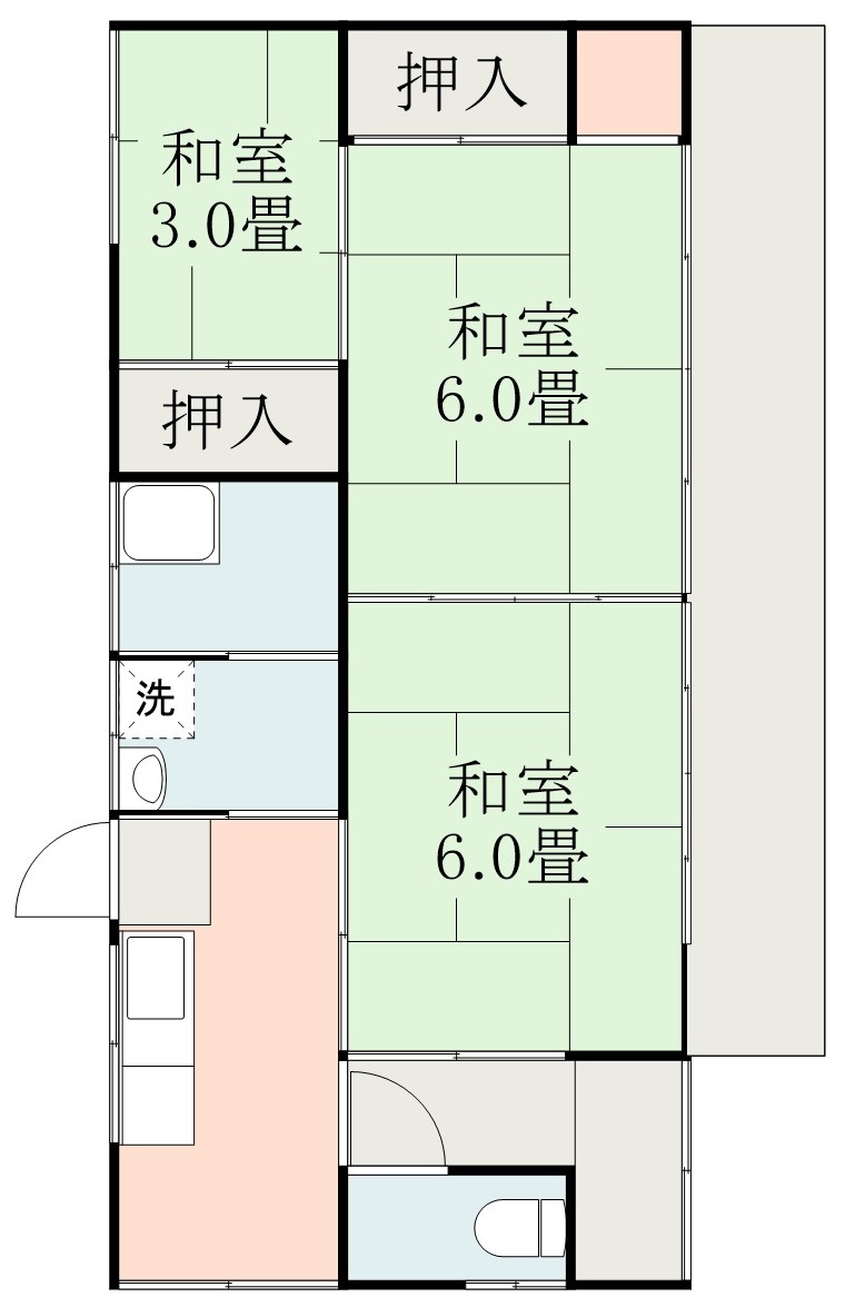 藤本貸家Ⅱ + １ 号室
