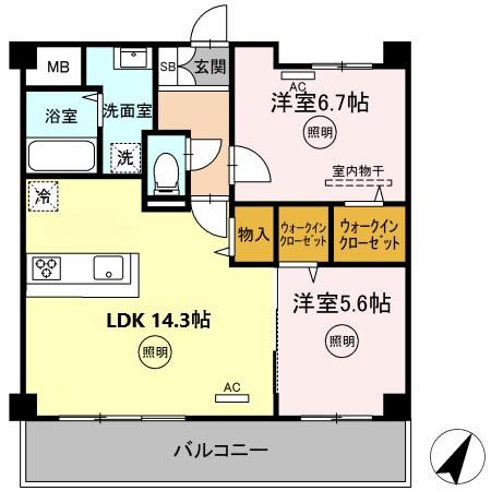 （仮）吉塚６丁目プロジェクト ２０５号室