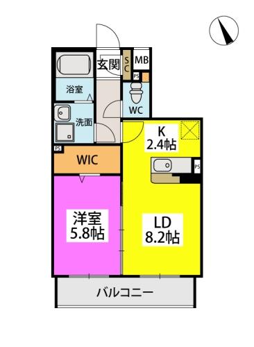 （仮称）赤間駅前計画　Ｂ棟 + ２０２ 号室