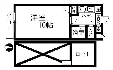 スカイハウス本荘Ⅱ + １０４ 号室